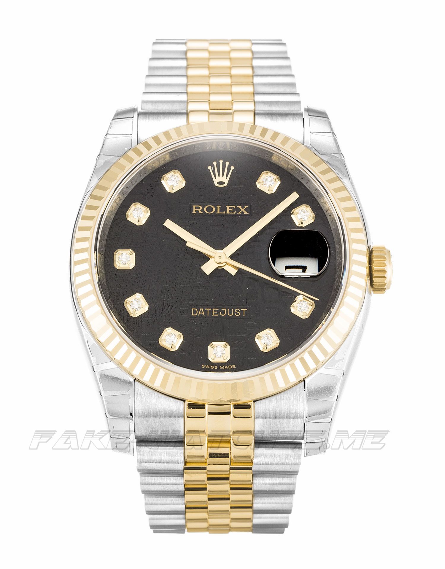 Rolex Datejust Black Jubilee Mens Automatic 116233